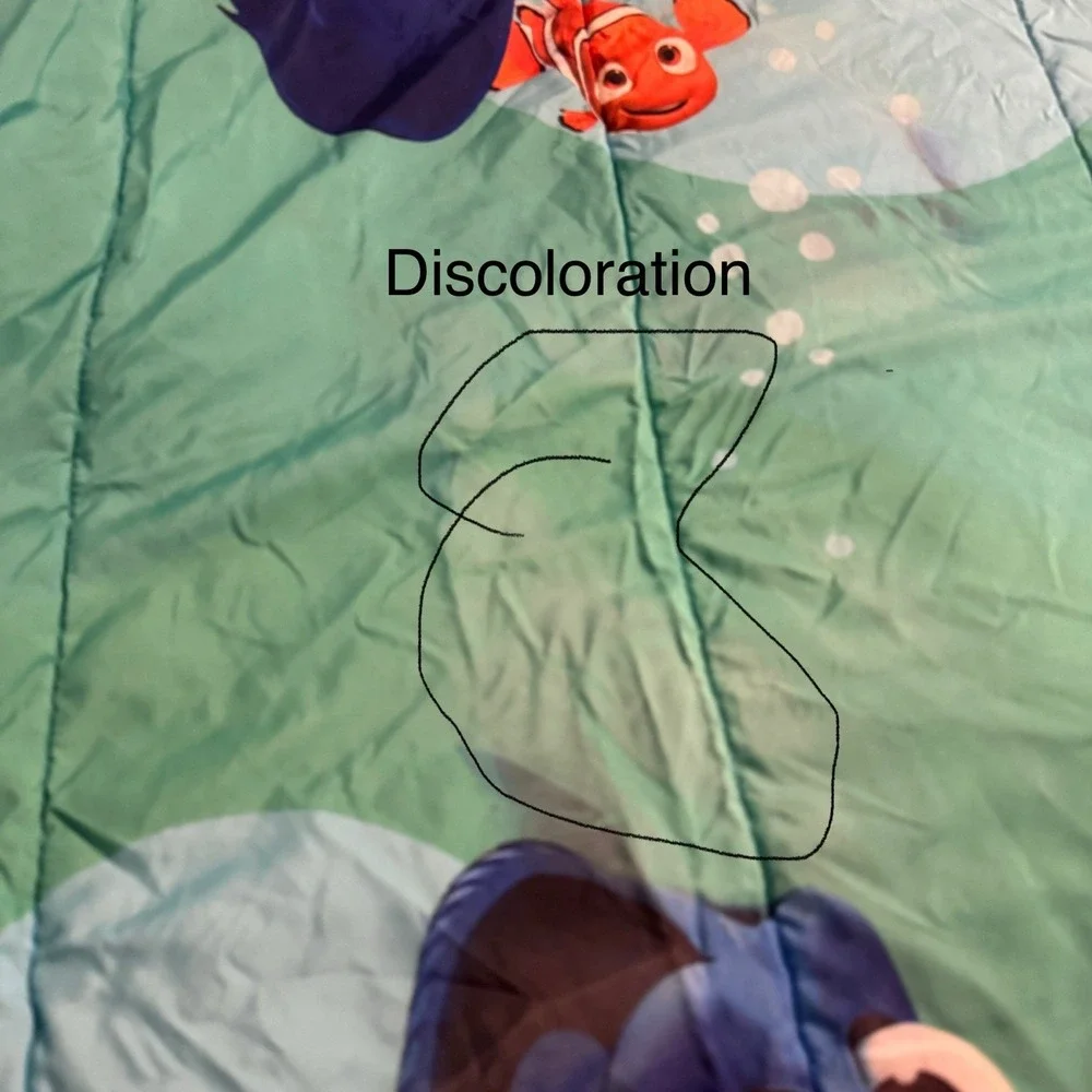 Disney‎ Finding Dory Nemo Twin - Full Comforter Bedding Blanket Read Description